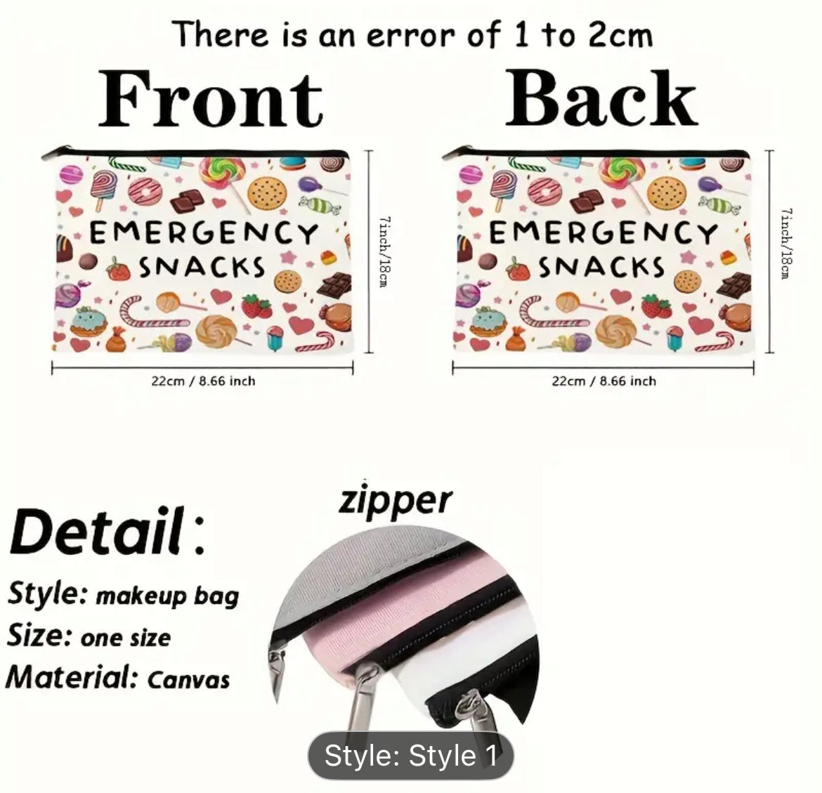 Emergency Snacks Purse