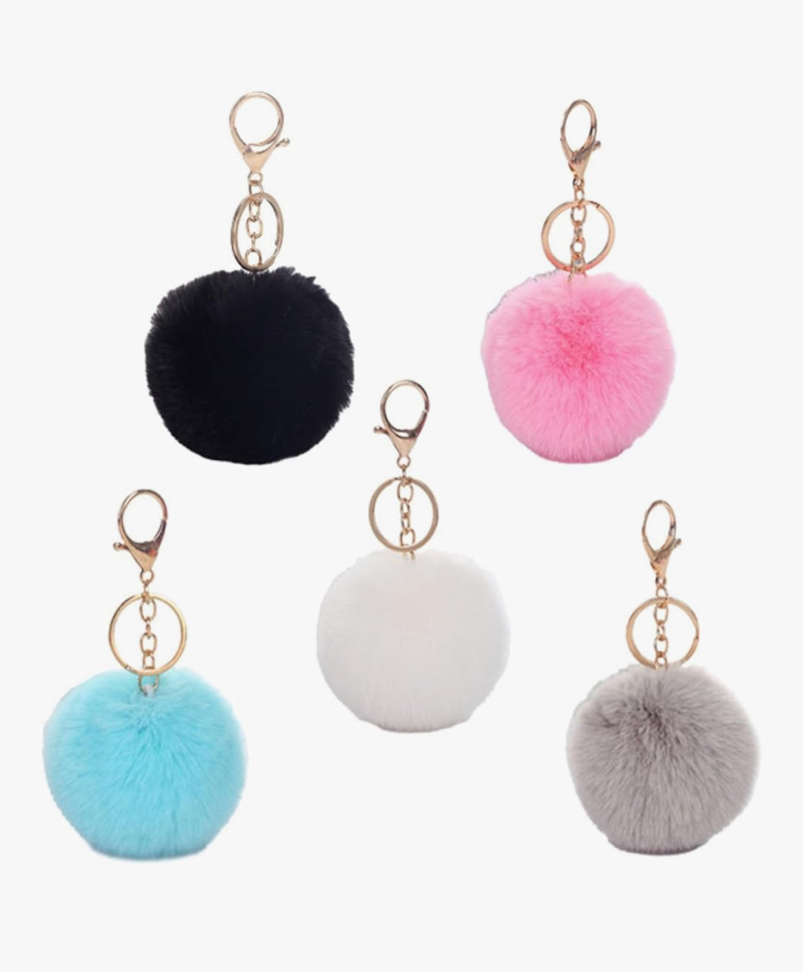 Mini To Do List/Reminder Keyrings with Pom Pom Keychain.