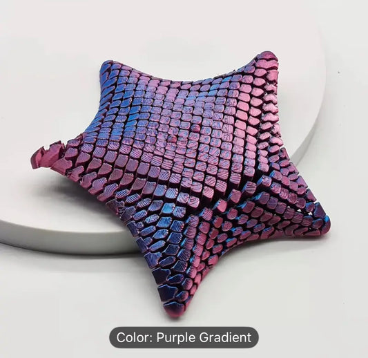 3D Printed Starfish - Purple- Fidget or Sensory toy