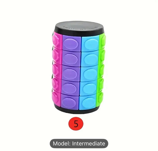 Cylindrical Stress Relief Cube/Fidget