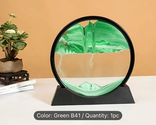 Dynamic Moving Sand Art Picture - Relaxation and Mindfulness