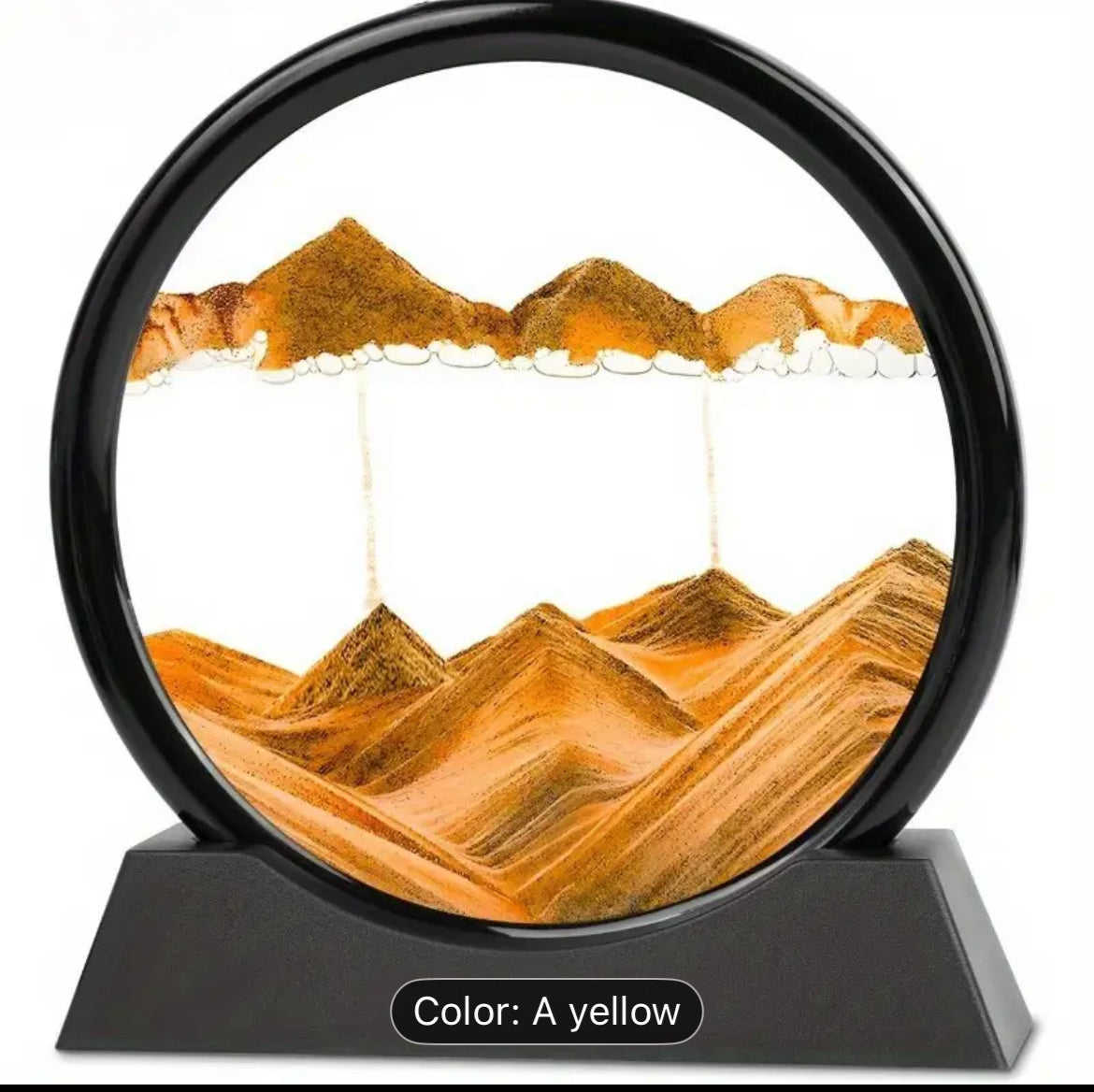 Dynamic Moving Sand Art Picture - Relaxation and Mindfulness