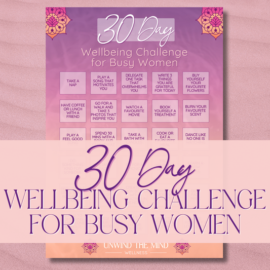 FREE - 30 Day Wellbeing Challenge for Busy Women.